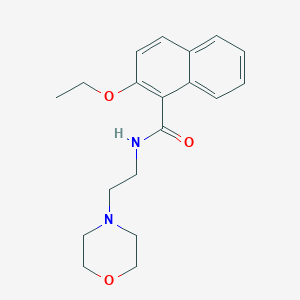 molecular formula C19H24N2O3 B4675954 2-ethoxy-N-[2-(4-morpholinyl)ethyl]-1-naphthamide 