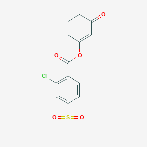 B046763 2-Chloro-4-(methylsulfonyl)-oxo-1-cyclohexen-1-yl benzoic acid CAS No. 114911-83-0