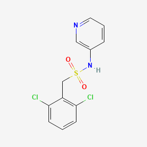 molecular formula C12H10Cl2N2O2S B4676468 1-(2,6-dichlorophenyl)-N-3-pyridinylmethanesulfonamide 