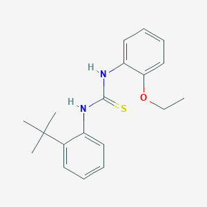molecular formula C19H24N2OS B4676680 N-(2-tert-butylphenyl)-N'-(2-ethoxyphenyl)thiourea 