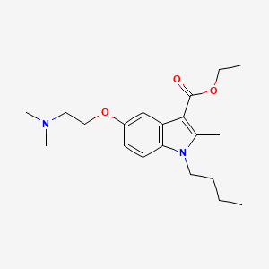 molecular formula C20H30N2O3 B4676907 ethyl 1-butyl-5-[2-(dimethylamino)ethoxy]-2-methyl-1H-indole-3-carboxylate 