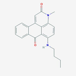 molecular formula C21H20N2O2 B4677179 6-(butylamino)-3-methyl-3H-naphtho[1,2,3-de]quinoline-2,7-dione CAS No. 5627-91-8