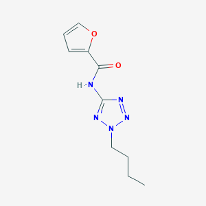 N-(2-butyl-2H-tetrazol-5-yl)-2-furamide