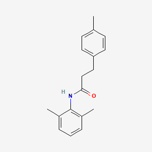 molecular formula C18H21NO B4677711 N-(2,6-dimethylphenyl)-3-(4-methylphenyl)propanamide 
