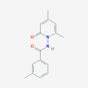 molecular formula C15H16N2O2 B4677961 N-(4,6-dimethyl-2-oxo-1(2H)-pyridinyl)-3-methylbenzamide 