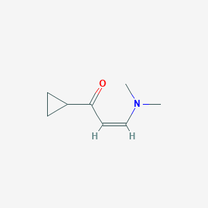 molecular formula C8H13NO B4678023 1-环丙基-3-(二甲氨基)-2-丙烯-1-酮 