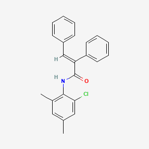 N-(2-chloro-4,6-dimethylphenyl)-2,3-diphenylacrylamide