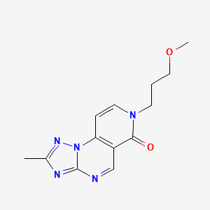molecular formula C13H15N5O2 B4678108 7-(3-methoxypropyl)-2-methylpyrido[3,4-e][1,2,4]triazolo[1,5-a]pyrimidin-6(7H)-one 