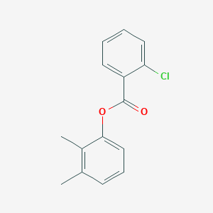 molecular formula C15H13ClO2 B4678247 2,3-dimethylphenyl 2-chlorobenzoate 