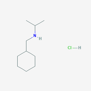 molecular formula C10H22ClN B4678299 N-(cyclohexylmethyl)propan-2-amine hydrochloride 