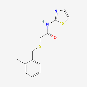 2-[(2-methylbenzyl)thio]-N-1,3-thiazol-2-ylacetamide