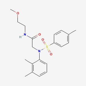 N~2~-(2,3-dimethylphenyl)-N~1~-(2-methoxyethyl)-N~2~-[(4-methylphenyl)sulfonyl]glycinamide