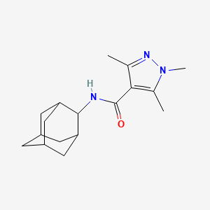 N~4~-(2-ADAMANTYL)-1,3,5-TRIMETHYL-1H-PYRAZOLE-4-CARBOXAMIDE