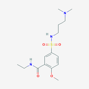 5-({[3-(dimethylamino)propyl]amino}sulfonyl)-N-ethyl-2-methoxybenzamide