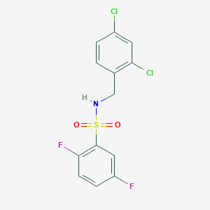 N-(2,4-dichlorobenzyl)-2,5-difluorobenzenesulfonamide