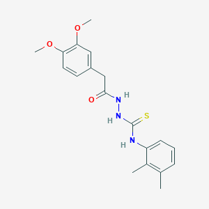 2-[(3,4-dimethoxyphenyl)acetyl]-N-(2,3-dimethylphenyl)hydrazinecarbothioamide