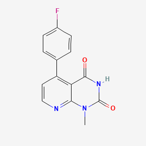 molecular formula C14H10FN3O2 B4678660 5-(4-fluorophenyl)-1-methylpyrido[2,3-d]pyrimidine-2,4(1H,3H)-dione 