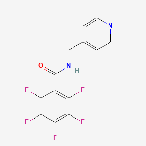 2,3,4,5,6-PENTAFLUORO-N~1~-(4-PYRIDYLMETHYL)BENZAMIDE