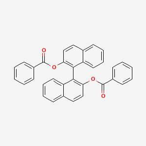 B4678736 1,1'-binaphthalene-2,2'-diyl dibenzoate CAS No. 291772-40-2