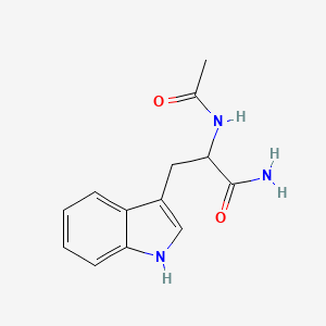 2-acetamido-3-(1H-indol-3-yl)propanamide