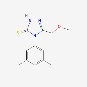 molecular formula C12H15N3OS B4678782 4-(3,5-dimethylphenyl)-5-(methoxymethyl)-4H-1,2,4-triazole-3-thiol 