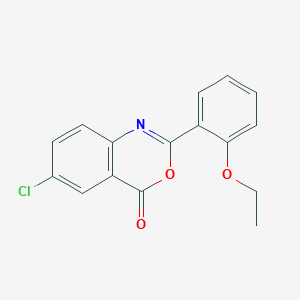 6-chloro-2-(2-ethoxyphenyl)-4H-3,1-benzoxazin-4-one