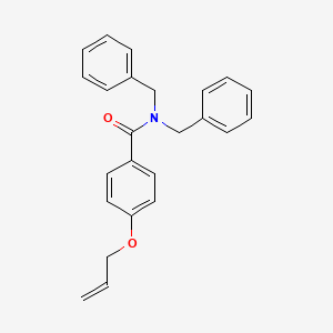 molecular formula C24H23NO2 B4678948 4-(allyloxy)-N,N-dibenzylbenzamide 