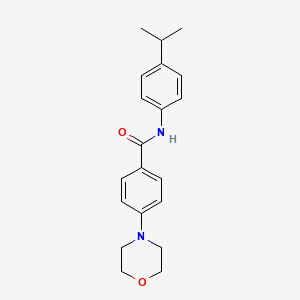 N-(4-isopropylphenyl)-4-(4-morpholinyl)benzamide