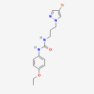 N-[3-(4-bromo-1H-pyrazol-1-yl)propyl]-N'-(4-ethoxyphenyl)urea