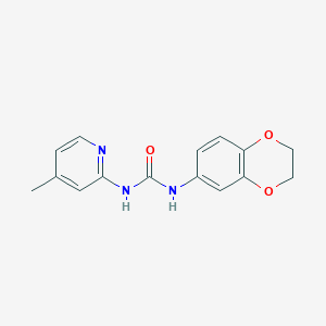 N-(2,3-DIHYDRO-1,4-BENZODIOXIN-6-YL)-N'-(4-METHYL-2-PYRIDYL)UREA