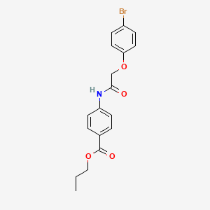 propyl 4-{[(4-bromophenoxy)acetyl]amino}benzoate