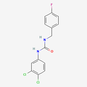 N-(3,4-dichlorophenyl)-N'-(4-fluorobenzyl)urea