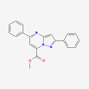 methyl 2,5-diphenylpyrazolo[1,5-a]pyrimidine-7-carboxylate