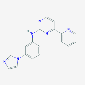 N-(3-(1H-Imidazol-1-yl)phenyl)-4-(2-pyridinyl)-2-pyrimidinamine