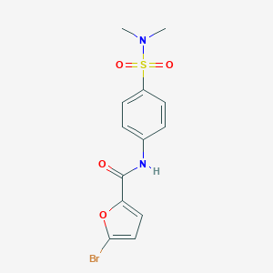 molecular formula C13H13BrN2O4S B468102 5-bromo-N-{4-[(dimethylamino)sulfonyl]phenyl}-2-furamide CAS No. 650584-87-5