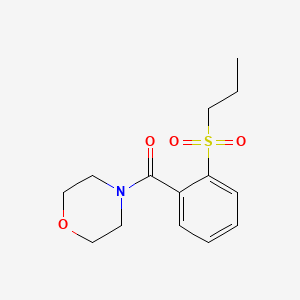 Morpholin-4-yl[2-(propylsulfonyl)phenyl]methanone