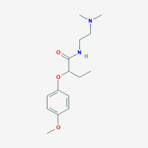 N-[2-(dimethylamino)ethyl]-2-(4-methoxyphenoxy)butanamide