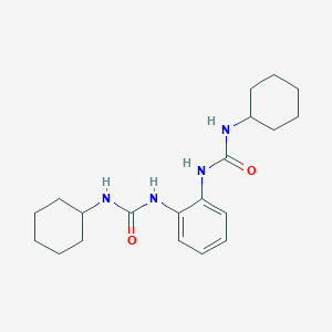 molecular formula C20H30N4O2 B468333 N',N'''-1,2-phenylenebis(N-cyclohexylurea) CAS No. 223564-55-4