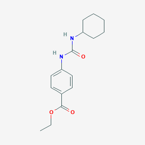 molecular formula C16H22N2O3 B468340 Ethyl 4-[(cyclohexylcarbamoyl)amino]benzoate CAS No. 544438-17-7