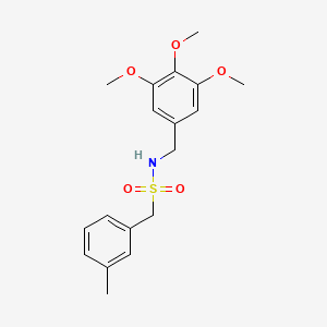 1-(3-methylphenyl)-N-(3,4,5-trimethoxybenzyl)methanesulfonamide