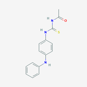 molecular formula C15H15N3OS B468408 N-acetyl-N'-(4-anilinophenyl)thiourea CAS No. 712318-27-9