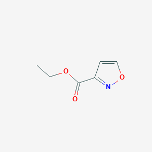 molecular formula C6H7NO3 B046841 Ethyl isoxazole-3-carboxylate CAS No. 3209-70-9