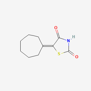 5-cycloheptylidene-1,3-thiazolidine-2,4-dione