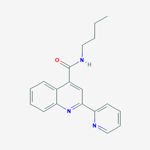 N-butyl-2-(2-pyridinyl)-4-quinolinecarboxamide