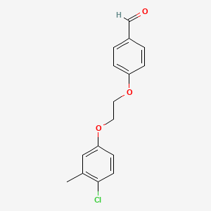 4-[2-(4-chloro-3-methylphenoxy)ethoxy]benzaldehyde