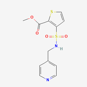 methyl 3-{[(4-pyridinylmethyl)amino]sulfonyl}-2-thiophenecarboxylate