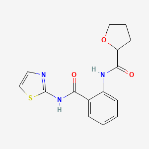 N-{2-[(1,3-thiazol-2-ylamino)carbonyl]phenyl}tetrahydro-2-furancarboxamide