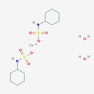 molecular formula C12H28CaN2O8S2 B046851 环己氨酸钙二水合物 CAS No. 5897-16-5