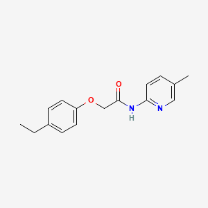 molecular formula C16H18N2O2 B4685134 2-(4-ethylphenoxy)-N-(5-methyl-2-pyridinyl)acetamide 