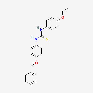 N-[4-(benzyloxy)phenyl]-N'-(4-ethoxyphenyl)thiourea